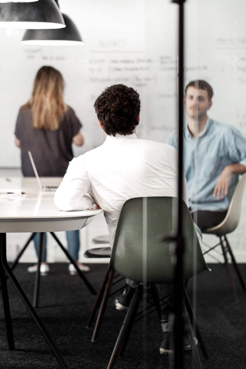 Team listening to a lecture