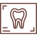 A tooth with a checkmark.
