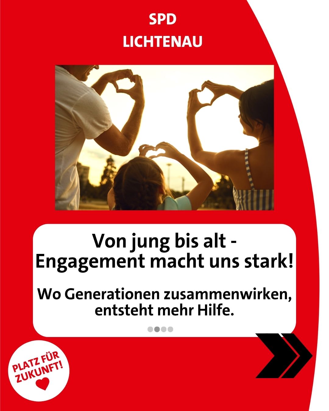 Generationen arbeiten zusammen 