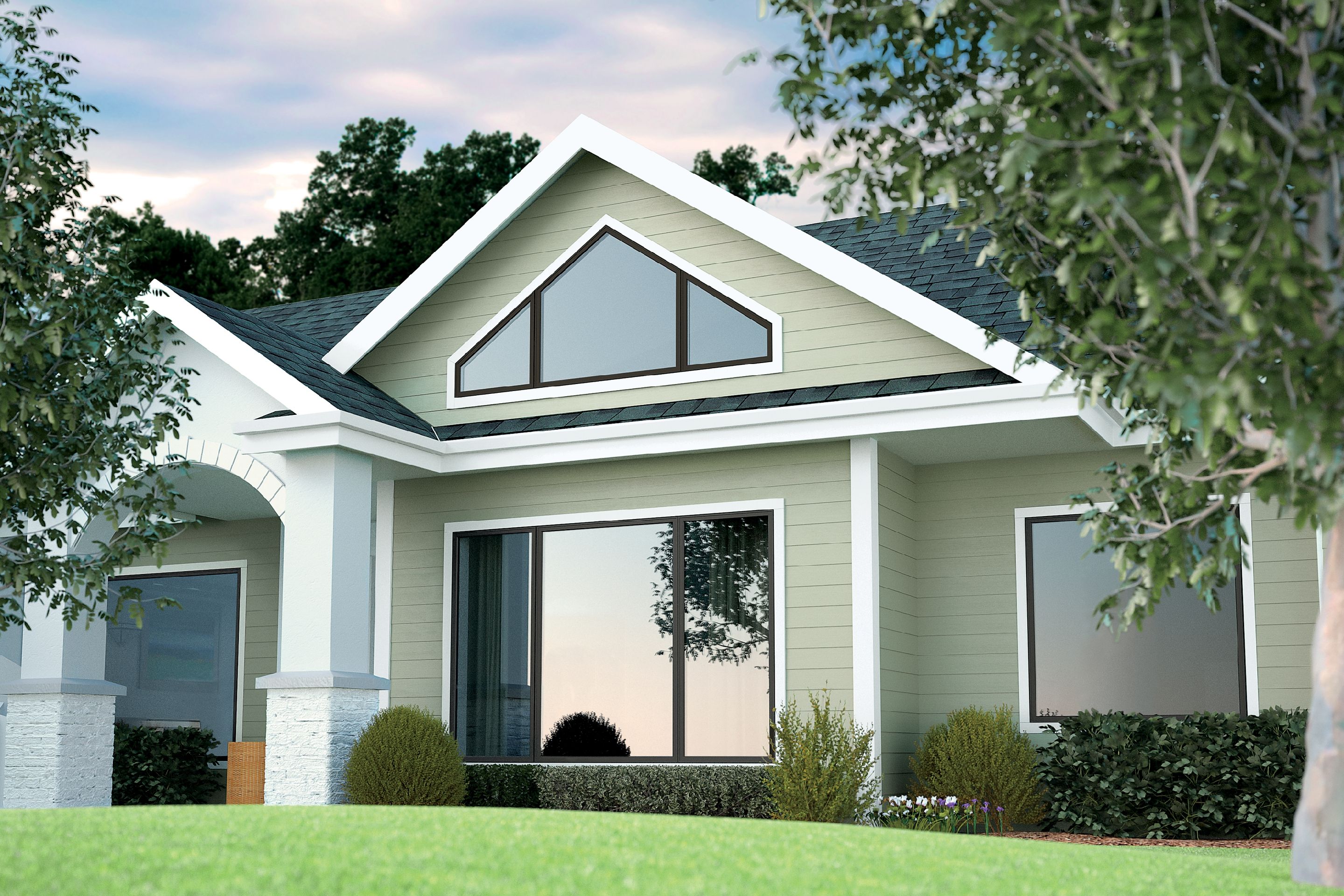 Infinity from Marvin Specialty Shaped window