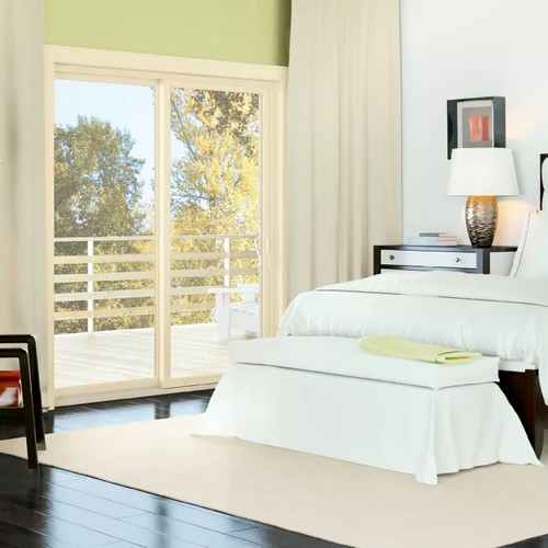 bedroom sliding glass doors