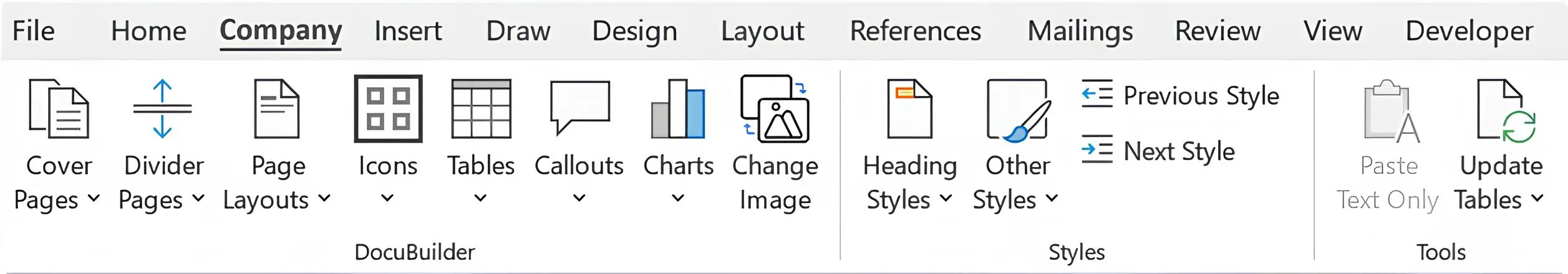 Microsoft Office template design example — Ideaseed