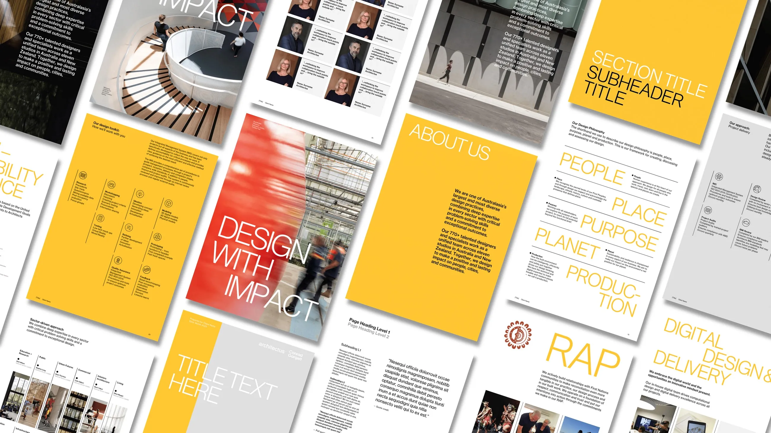 Architectus Word document template design — Ideaseed