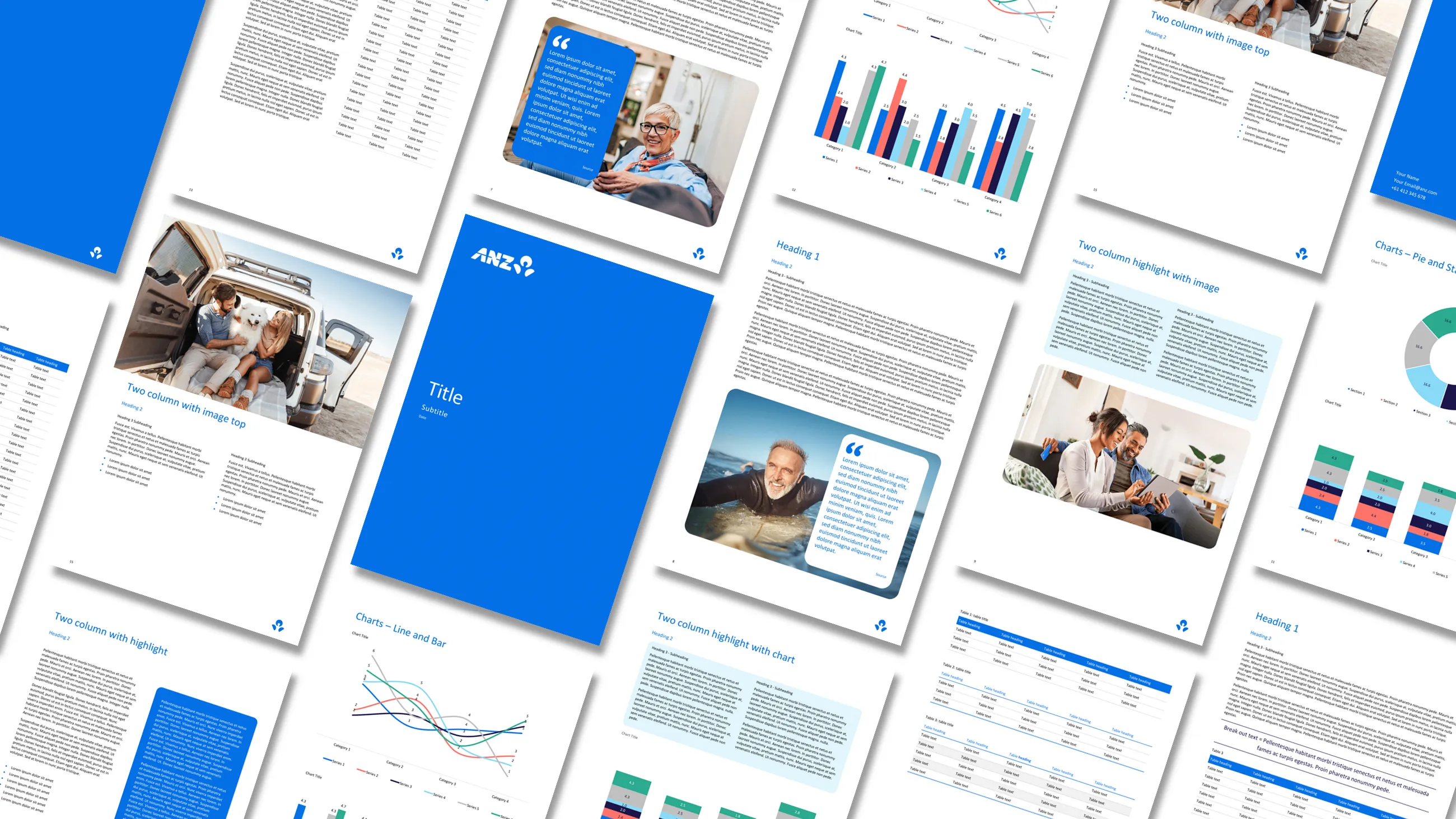 ANZ Microsoft Office template design — Ideaseed