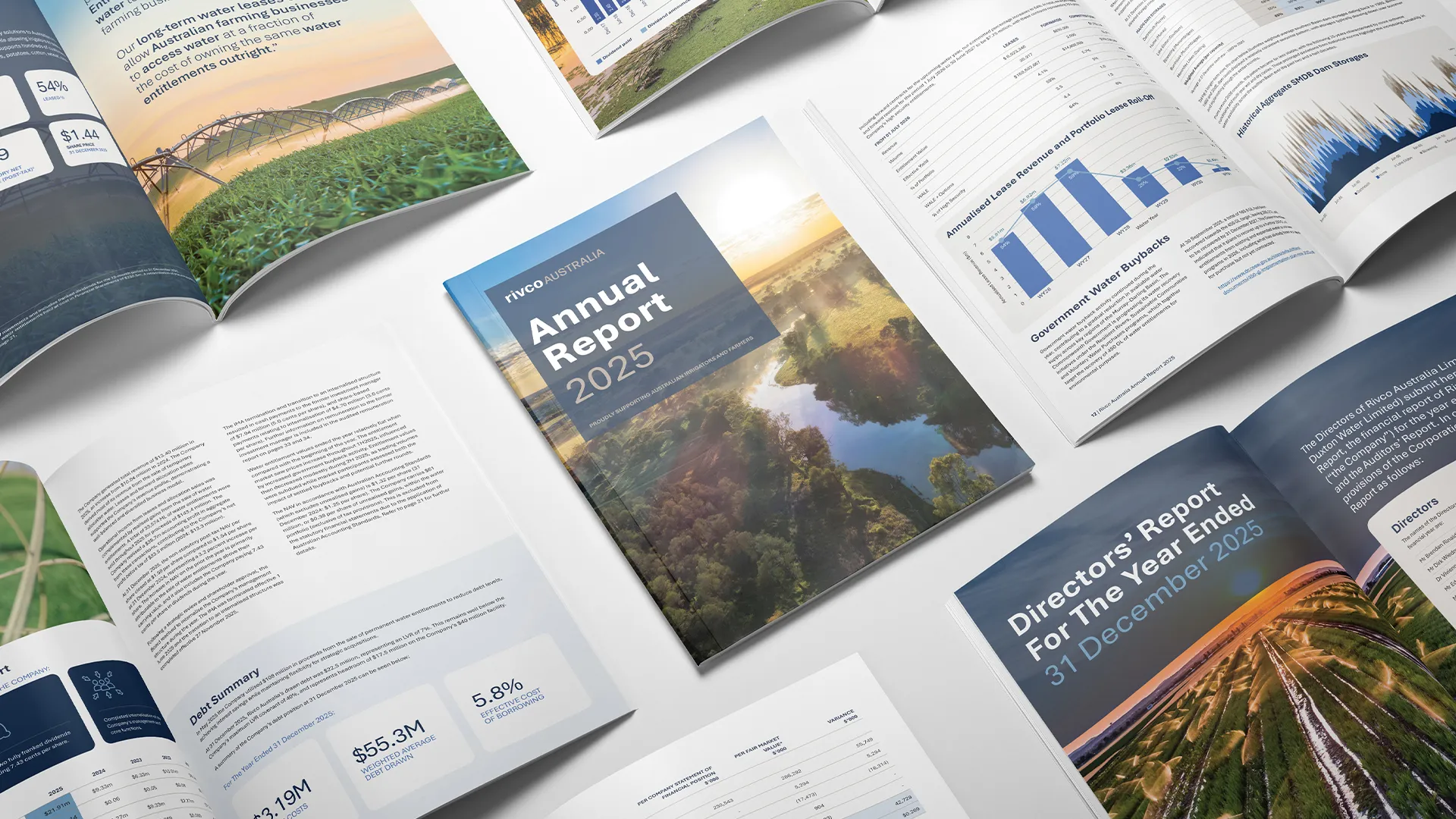 Rivco annual report document design — Ideaseed