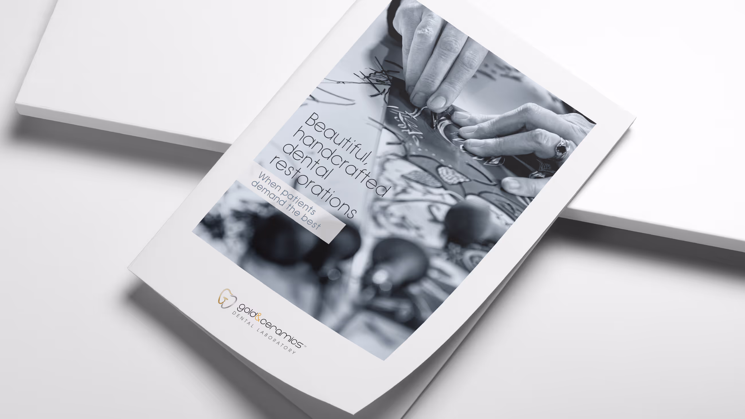 Gold & Ceramics: A Sophisticated Sales Brochure
