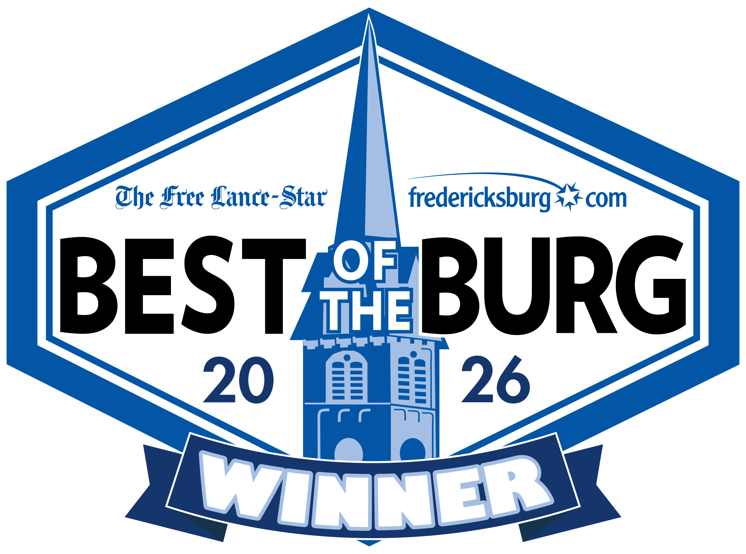 Halsey Homes - Best Builder in Fredericksburg 2026 winner badge