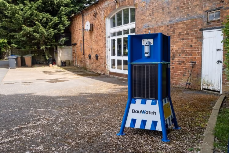 BauWatch Introduces Solar-Powered Security for Construction Sites