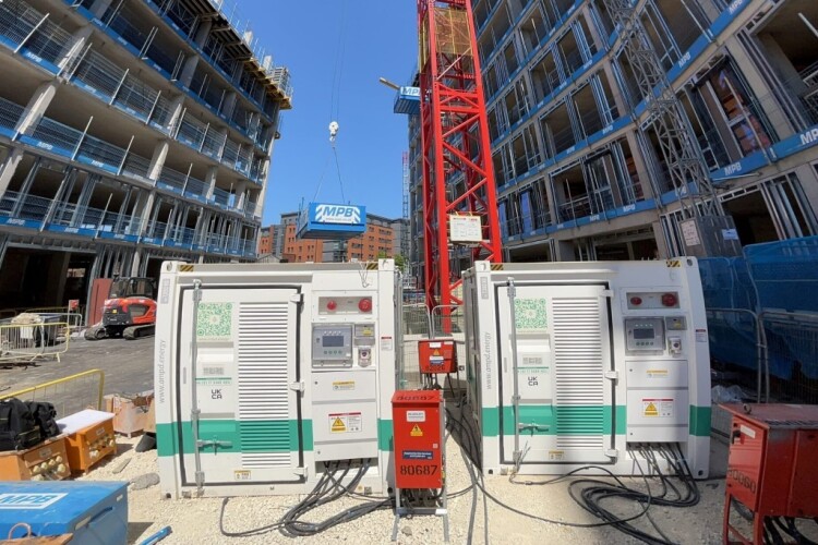 Bowmer & Kirkland Leading the Way: A Greener Construction Site Fueled by Batteries and Flywheel