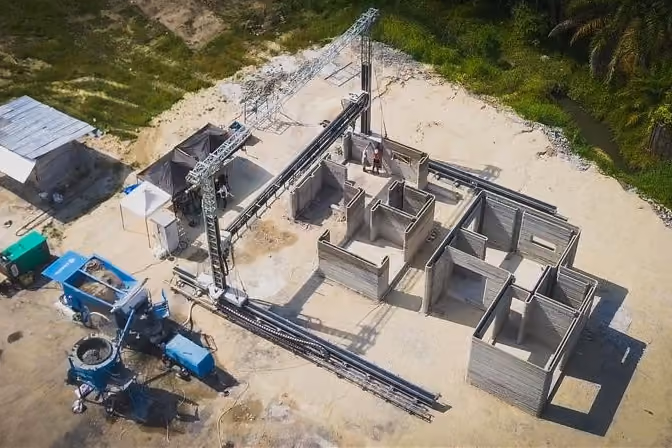 COBOD's Track-Mounted 3D Concrete Printer Enhances Efficiency