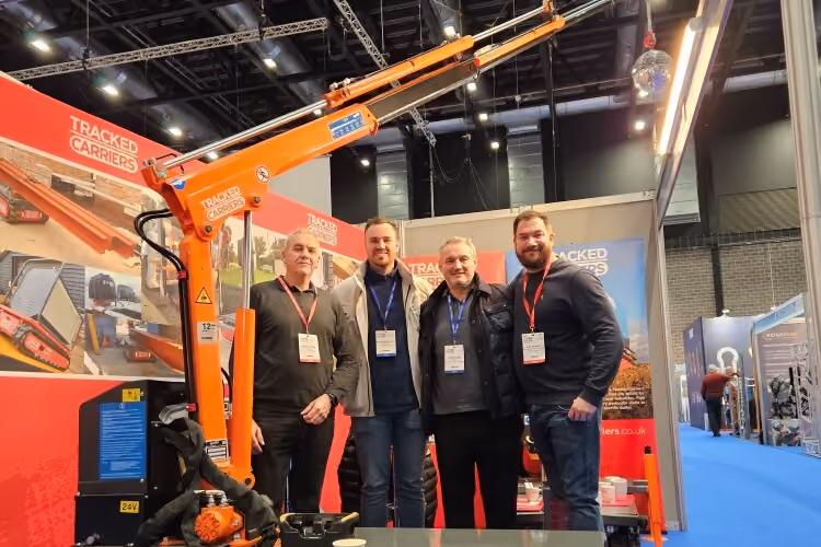 Compact Carrier Gets a Lift: Tracked Carriers Introduces Innovative Mobile Crane Solution