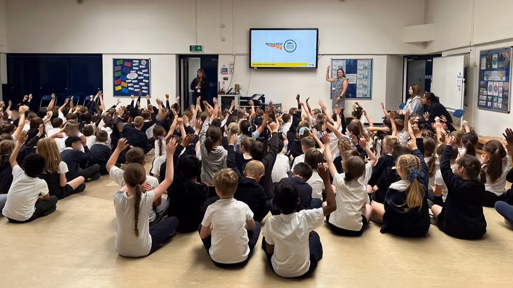 Network Rail Runs School Safety Sessions