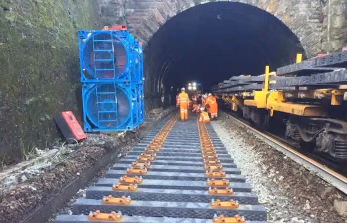 Recycled Plastic Sleepers Transform Perthshire Tunnel