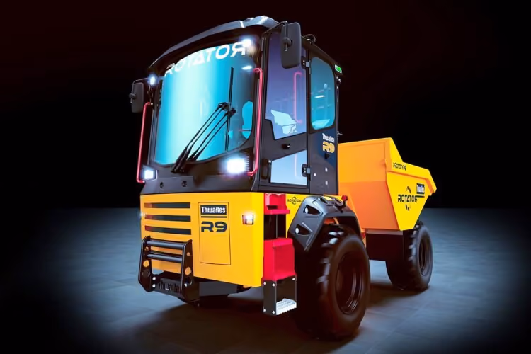 Thwaites Unveils Dumper with Rotating Seat for Enhanced Safety