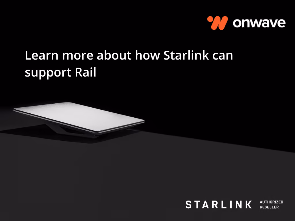Transforming UK Rail with Starlink