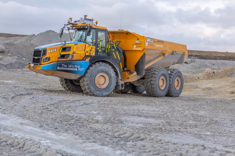 UK Unveils First Autonomous Dump Truck