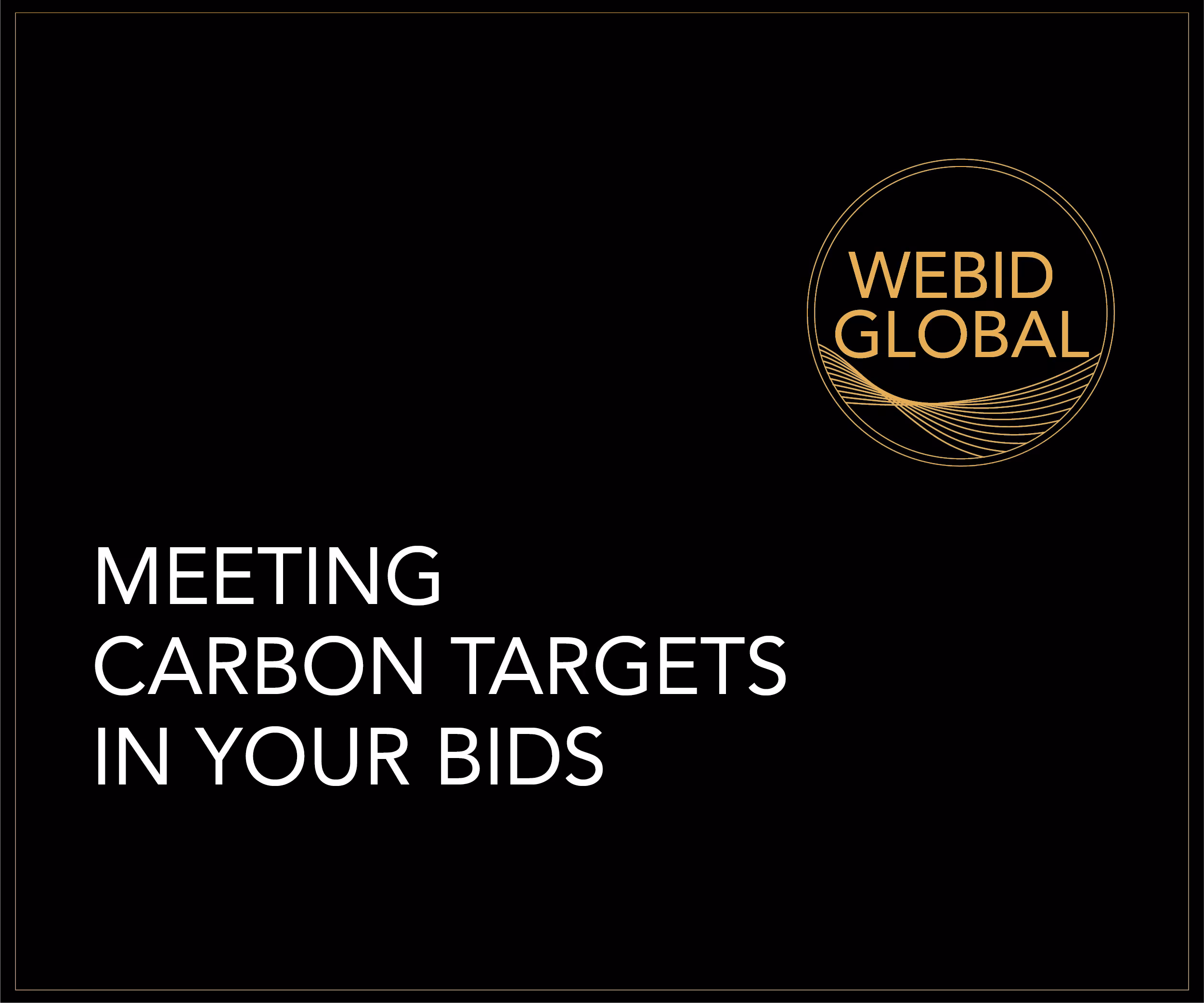 Meeting Carbon Targets in Your Bids