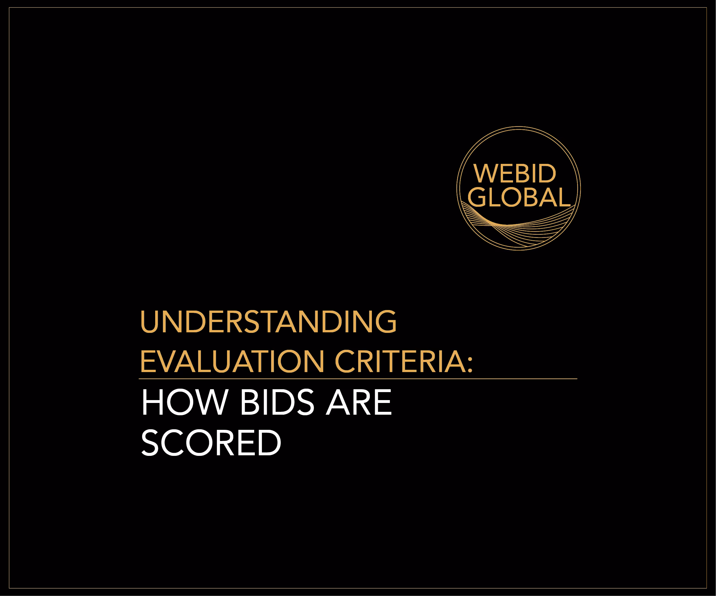 Understanding Evaluation Criteria: How Bids Are Scored