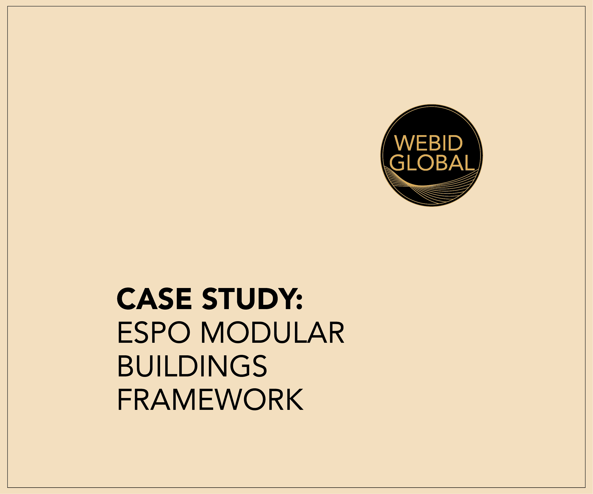 ESPO Modular Buildings Framework