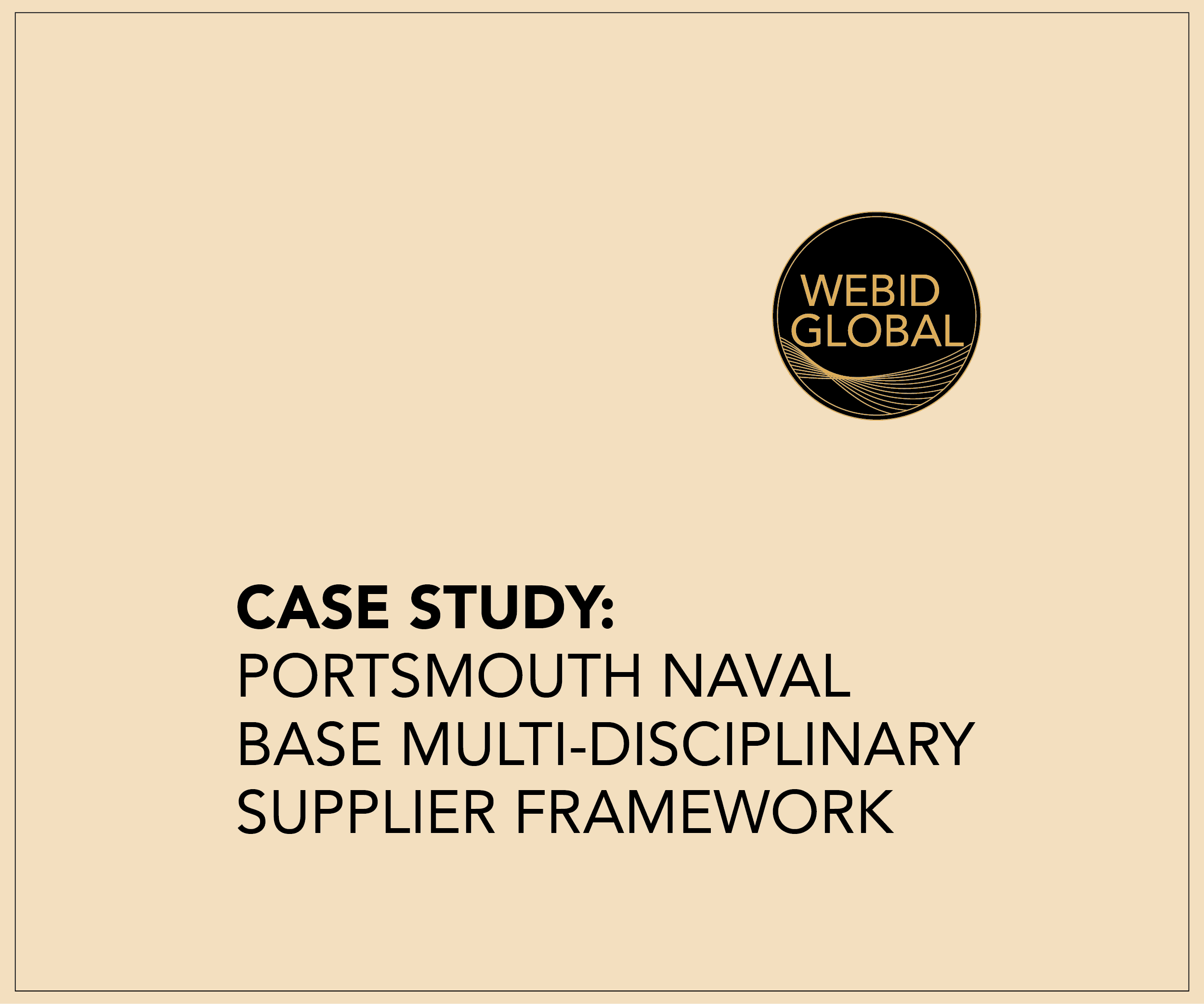 Portsmouth Naval Base Multi-Disciplinary Supplier Framework