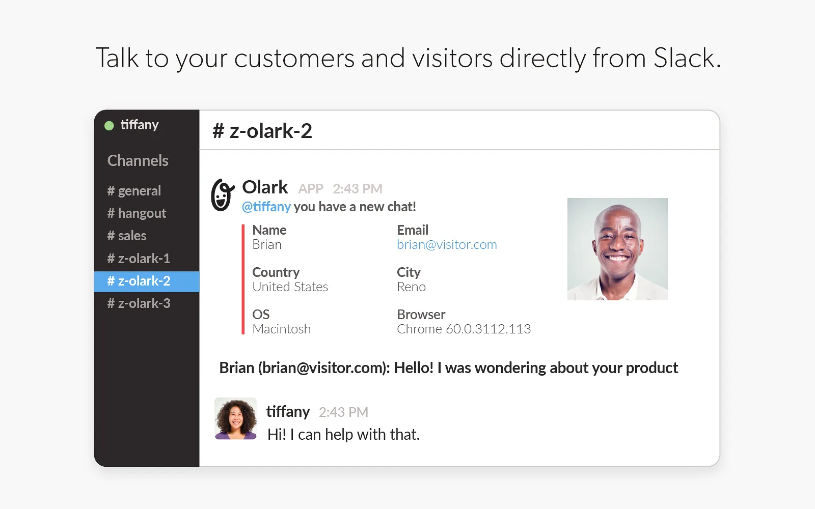 Olark live chat software