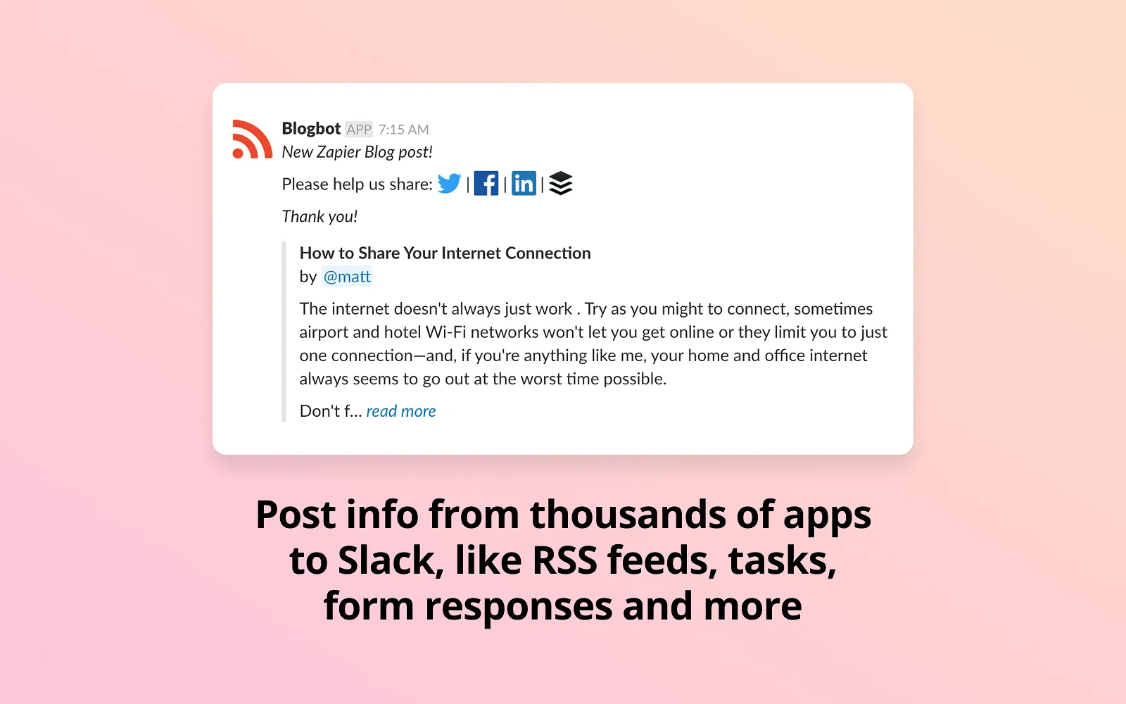 Zapier workflow automation app