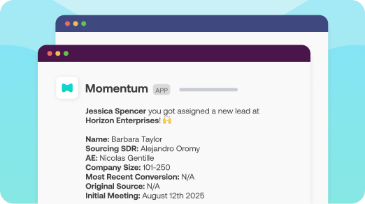 Inbound lead alert: Route + React fast