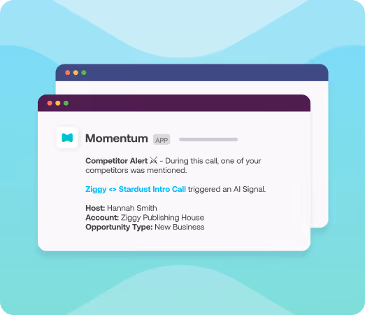 Competitor Signal Detected (in Call or Notes)