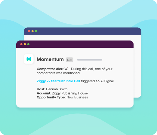 Competitor Signal Detected (in Call or Notes)