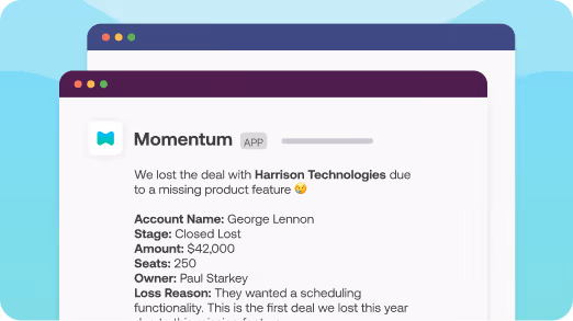 Lost deal → Product signal