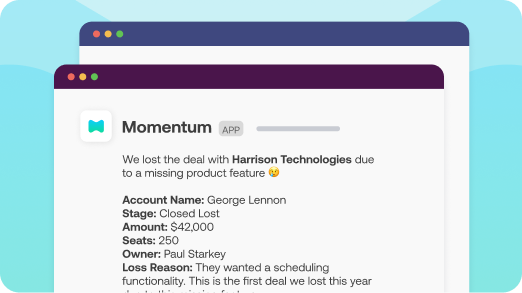Lost deal → Product signal