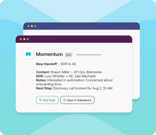 SDR → AE Handoff: With Full Context