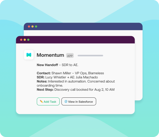 SDR → AE Handoff: With Full Context