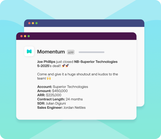 Win Shoutout: Auto-Celebrate + Context