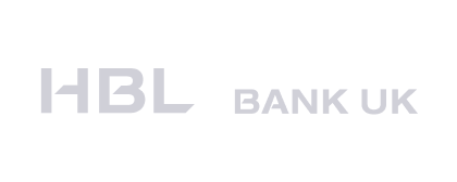 Logo of an international banking institution HBL Bank UK using Atfinity