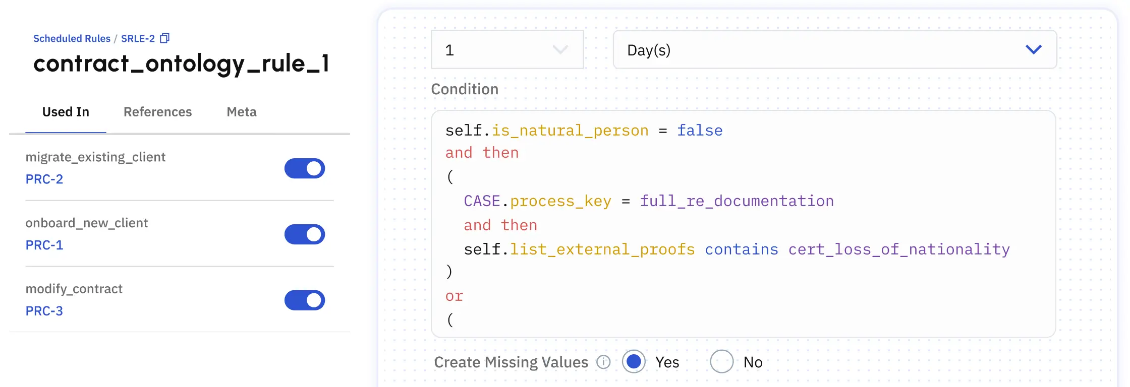 Client lifecycle: Client lifecycle management dashboard showing parties,
roles and audit-ready journey data in Atfinity AI-powered no-code platform