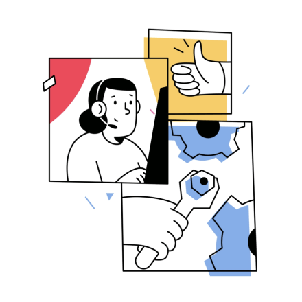 Illustration of Madlitics integrating with third-party form tools.