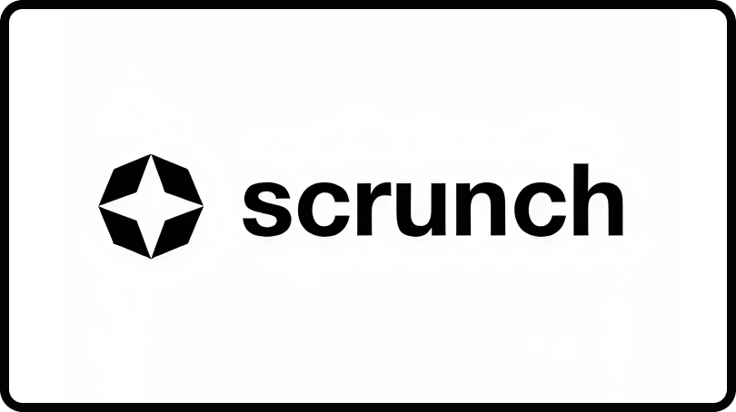 Logo for a leading AEO software, Scrunch AI.