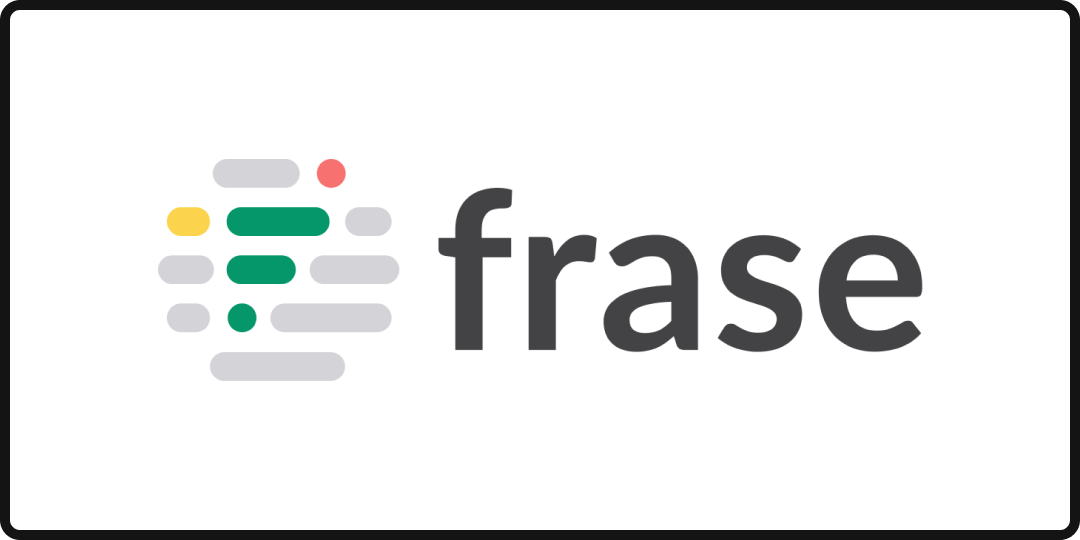 Logo for Frase, a top AI content writing tool.