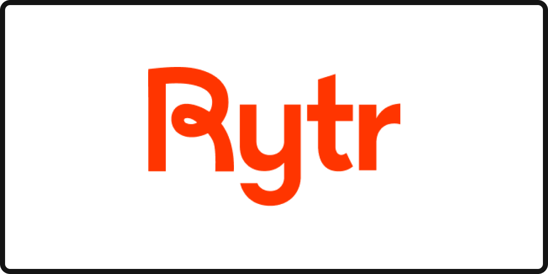 Logo for Rytr, a leading AI content writing tool.