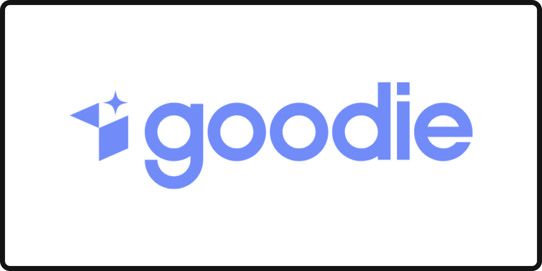 Logo for Goodie, an AI content writing tool.