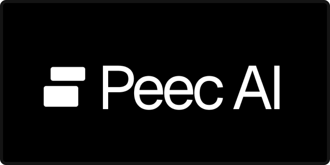 Logo for Peec AI, a leading AI visibility monitoring tool.
