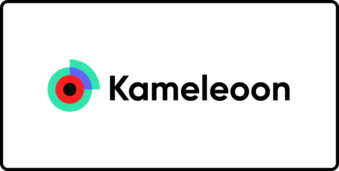 Logo for Kameleoon, an AI CRO tool.