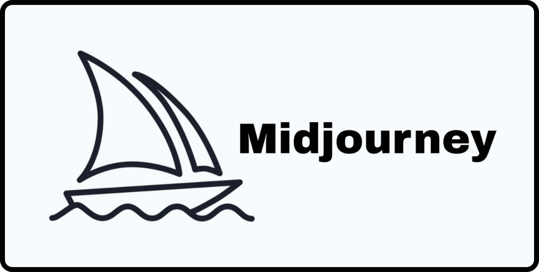 Logo for Midjourney, a leading AI design tool.