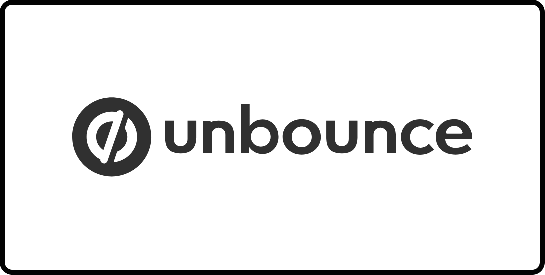 Logo for Unbounce, an AI conversion rate optimization platform.