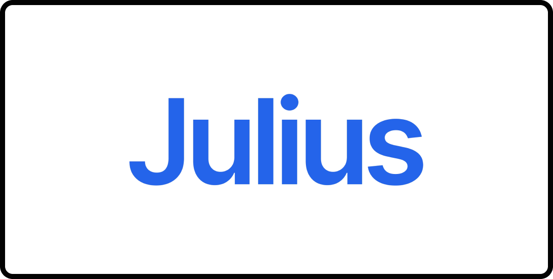 Logo for Julius, a leading AI marketing analytics tool.