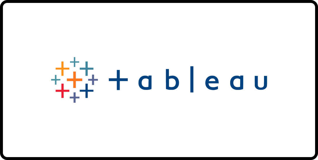 Logo for Tableau, an AI analytics platform.