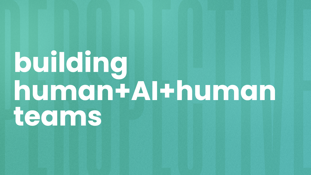 Explore Thoughtium’s perspective on Human+AI+Human teaming — and why reframing AI as a “new team member” helps leaders integrate technology with intention, without losing the human core.
