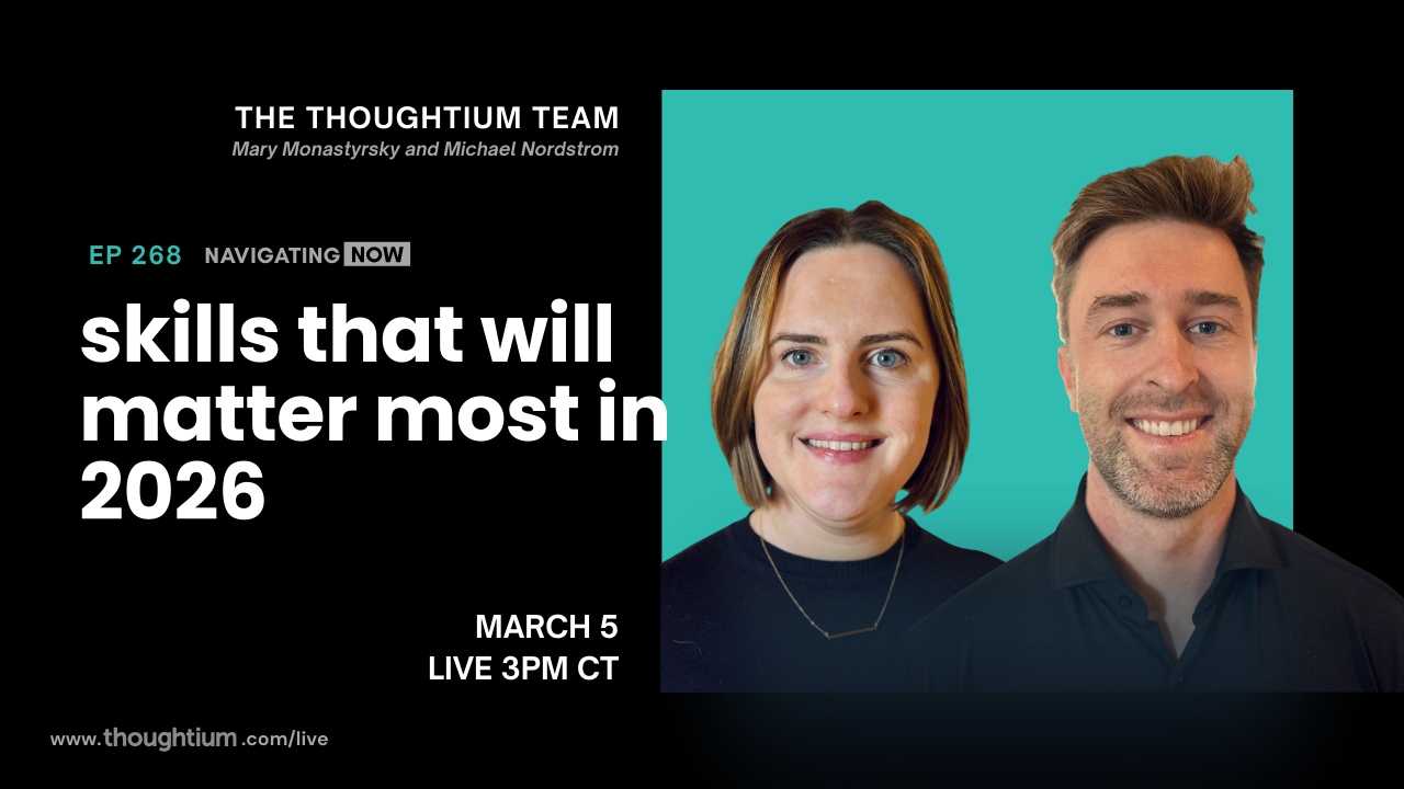 Mary Monastyrsky and Michael Nordstrom discussing LinkedIn’s Skills on the Rise for 2026 – Livestream on YouTube, Thursday, March 5 at 3pm CT
