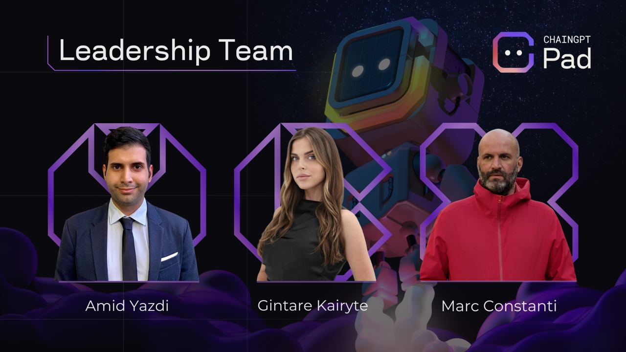 Introducing the ChainGPT Pad Leadership Team